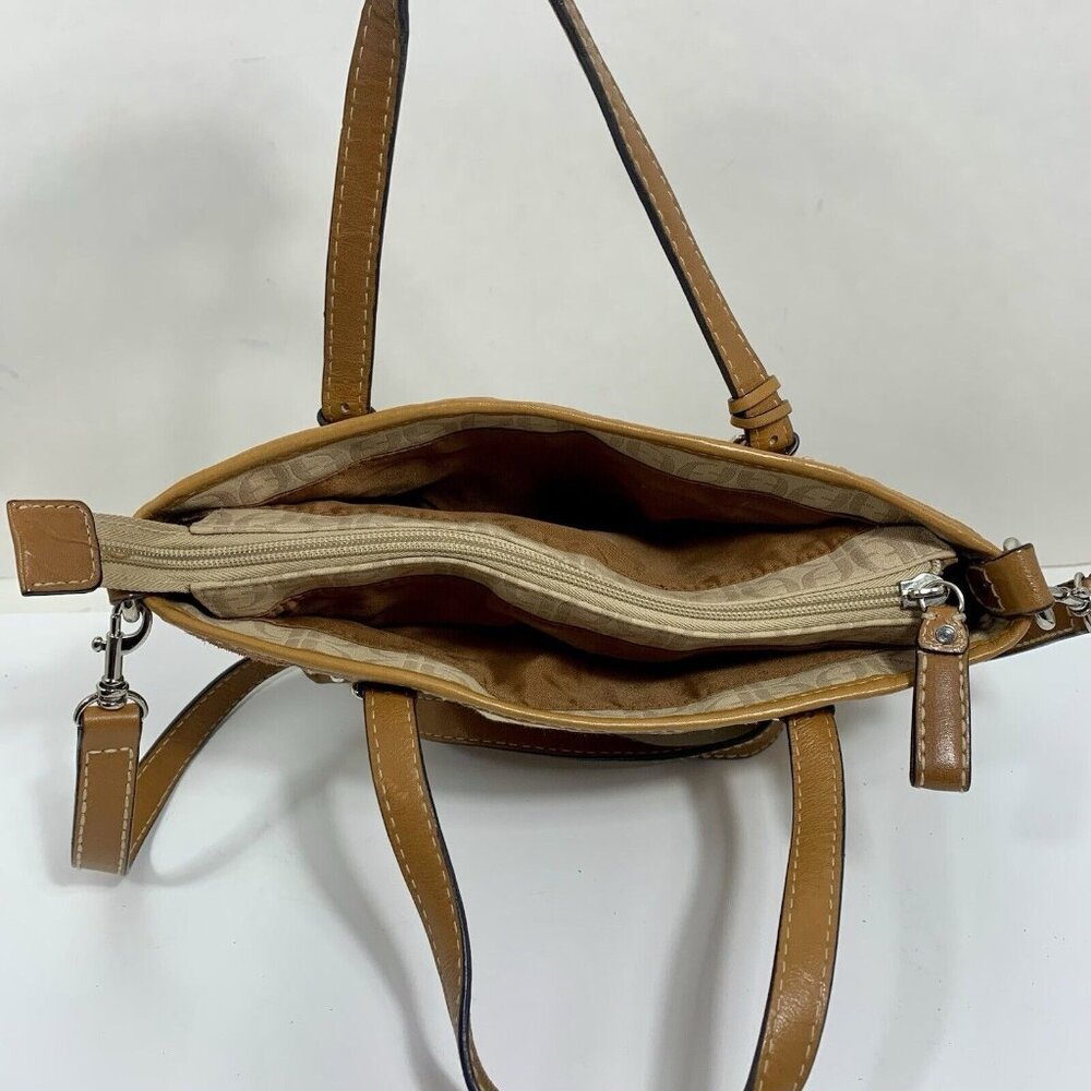 Fossil Key Fob Multicolor Argyle Patchwork Leathe… - image 7